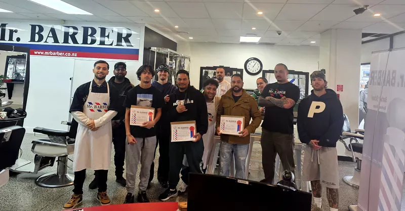 #MrBarberNZ,#BarberSchool ,#BarberLife, #AucklandBarber, #NZBarber, #BarberingSchool ,#GraduationDay,#FutureBarbers ,#CommercialBarbering, #BarberEducation, #NZQA , #BarberCommunity, #LearnTheCraft